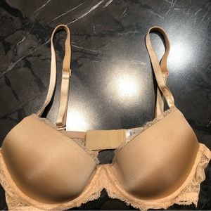 SOLD!!!   CALVIN KLEIN COMFORT MULTIWAY DEMI LIFT NUDE BRA